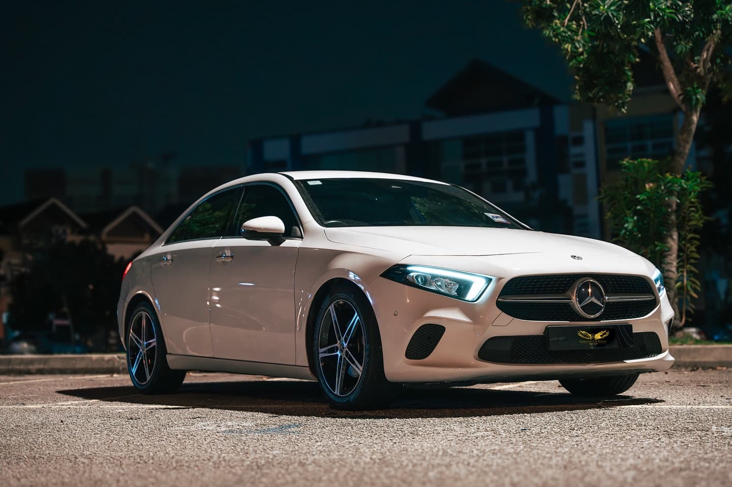 Rent a 2022 Mercedes-Benz A200 in Kuala Lumpur — Compact luxury, big-car feel.