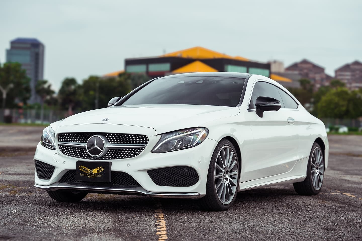 Rent a 2021 Mercedes-Benz C250 in Kuala Lumpur — Effortless executive presence.