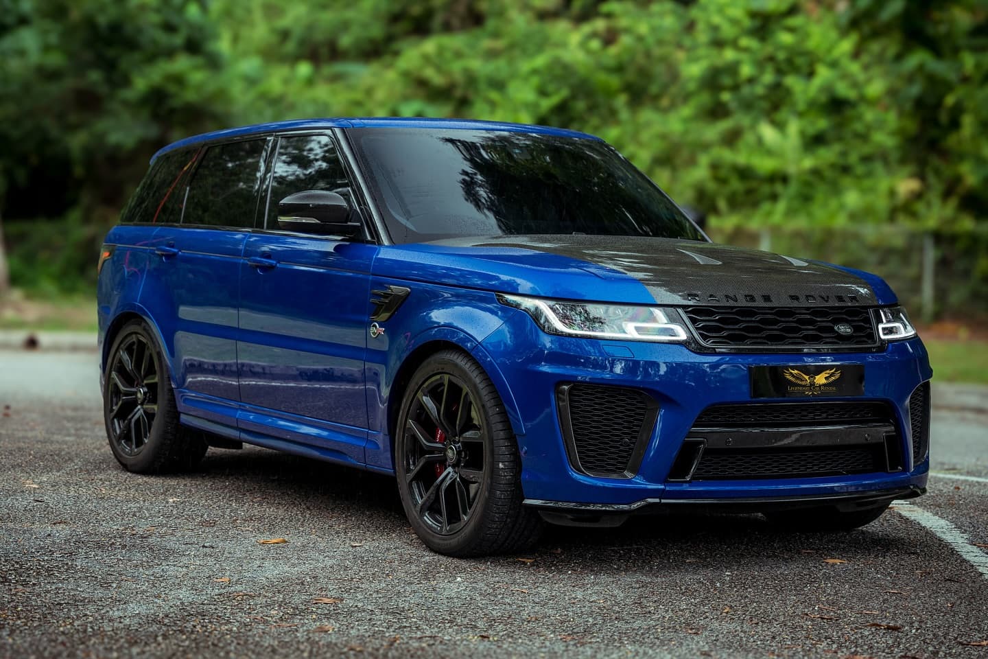 Rent a 2022 Range Rover Sport SVR in Kuala Lumpur — A supercharged V8 in an SUV suit.