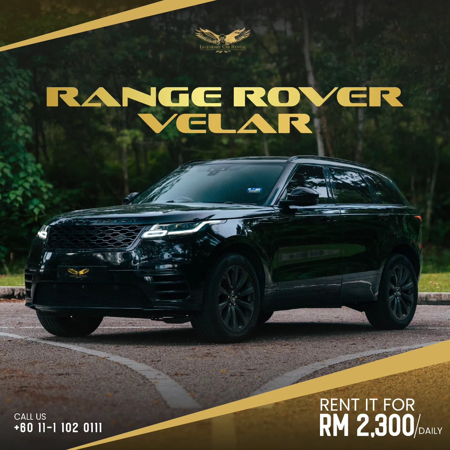 Rent a 2023 Range Rover Velar in Kuala Lumpur — The design-led Range Rover.
